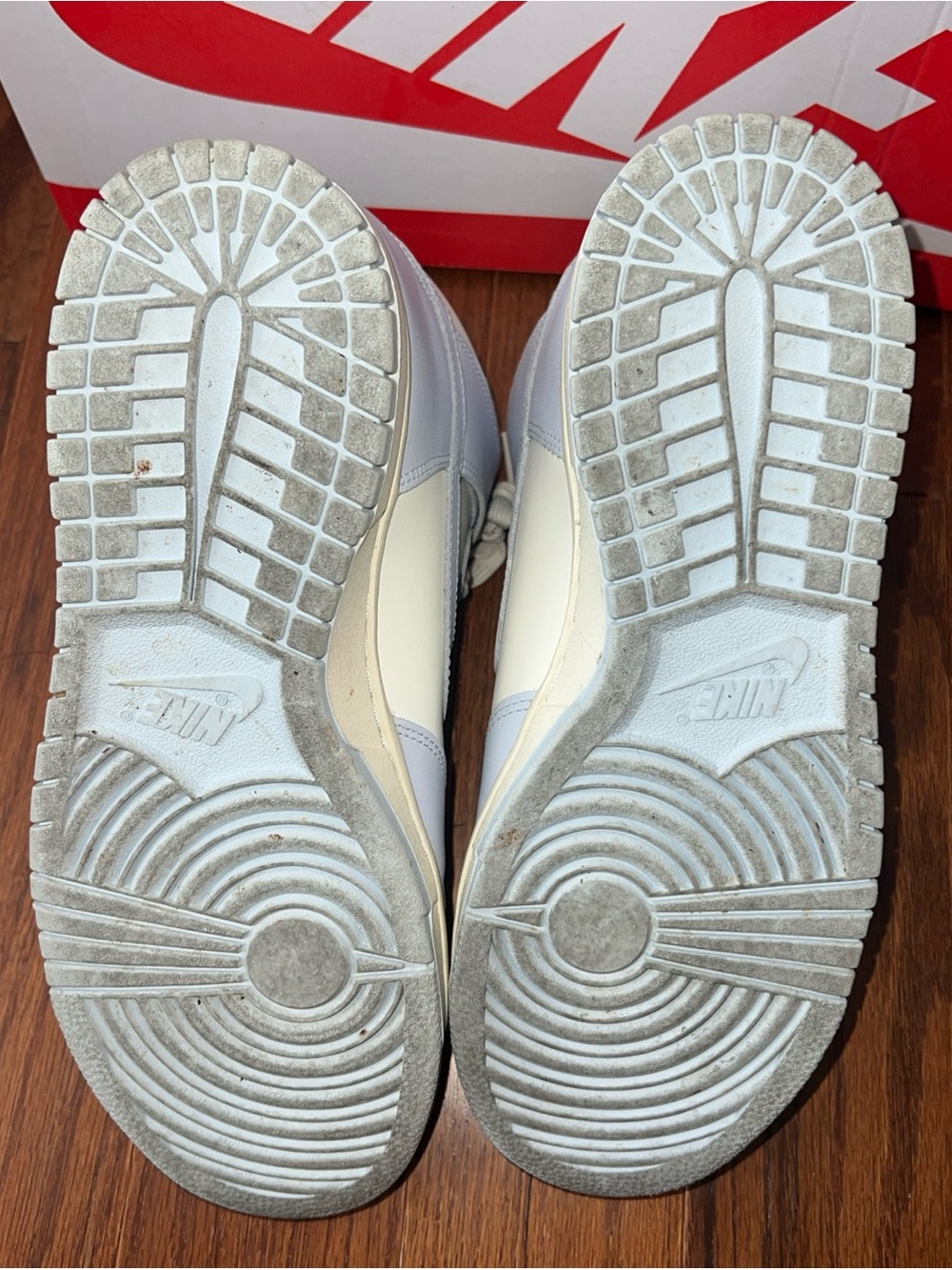 Nike Dunk High “Sail Football Grey” (Women’s) Sneakers Size 10 - Picture 8 of 8